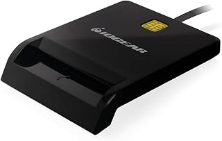 IOGEAR USB Common Access Card (CAC) Reader - EMV Level 1/ 4.1 Compliant - PC/SC version 1.0/2.0 - Class A, B, and C (5V / 3V / 1.8V) - T0, T1 Protocol - Compatible MS USB-CCID Driver - GSR212