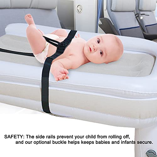 Gemgo Inflatable Airplane Bed For Toddler Travel Baby Travel Airplane Bed | Inflatable Toddler Travel Bed | Infant Airplane Bed | Fits Most Airplane Economy Seats For Convenient Toddler Travel #TOP3