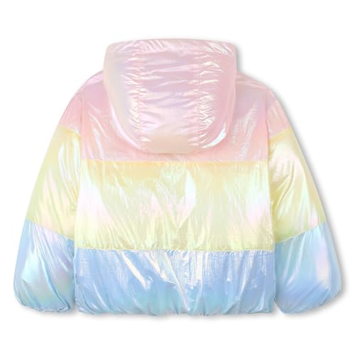 Billieblush Para NiñA. U21358 Abrigo Brillo Multicolor (6AñOs= 114/119Cm), Casual, PoliéSter, Moda Infantil - 3