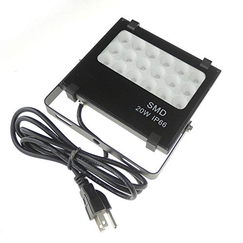 Quans 110V 20W Slim Waterproof Ultra Violet Uv Led Flood Black Light Blacklight For Party Supplies, Glue Curing, Neon Glow, Glow In The Dark, With Us Plug #TOP3