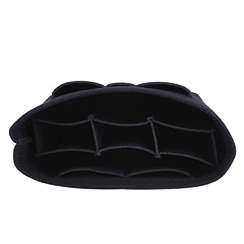 Ztujo Purse Organizer Insert, Felt Bag Organizer For Handbag Purse Organizer, 13 Colors, 6 Size (Slender Medium, Black) #TOP4