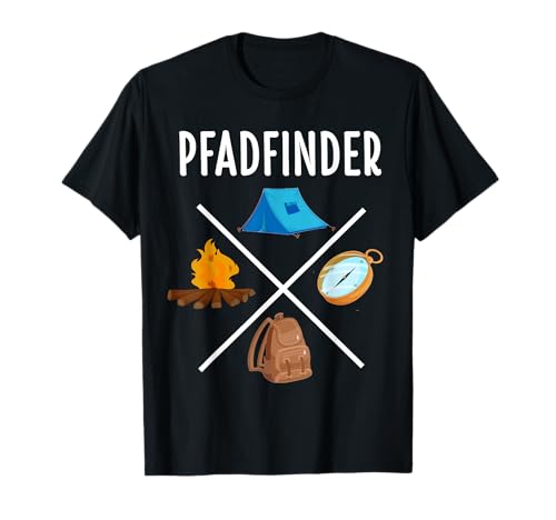 Pfadfinder T-Shirt Zelten Lagerfeuer Campen Geschenk T-Shirt