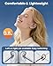 New Bee Bluetooth Headset mit 72h Spielzeit Bluetooth V5.3 Freisprech Headset Handy mit LED Ladecase Freisprecheinrichtung Ohr mit CVC 8.0 und ENC Dual Mikrofon für iPhone/Android/Laptop