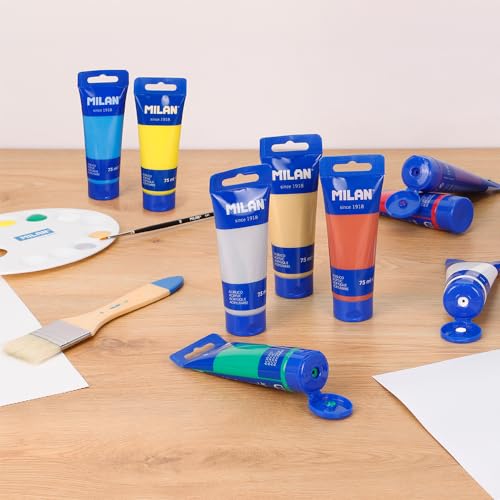Miniatura 2 de Milan Tubo 75 Ml Pintura Acrílica Blanco