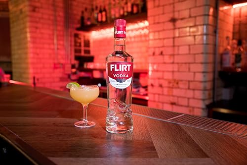 Flirt Vodka I 5-fach Destilliert I Ausgewogener Geschmack I Silber Award Gewinner The Global Vodka Masters 2023 I Gold Gewinner World Vodka Awards 2023 I 37,5% Vol. I 700 ml