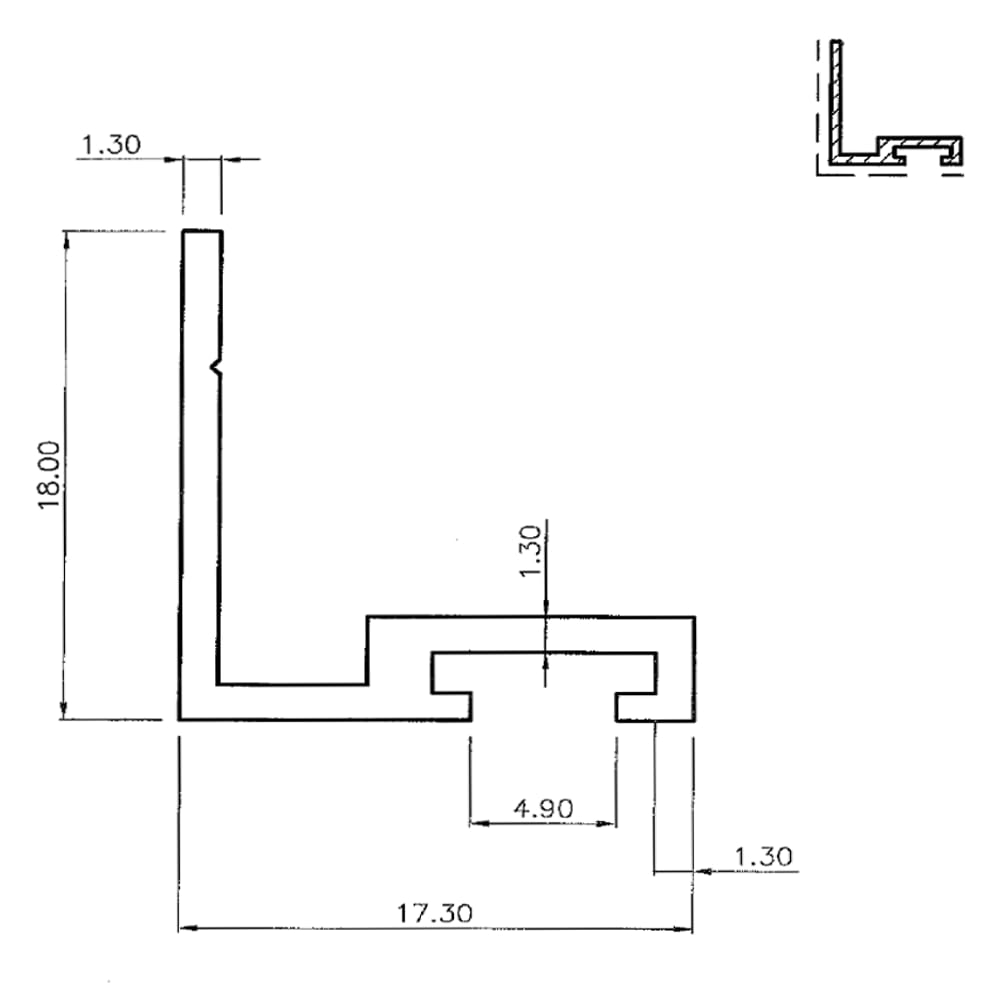 HOMEWELL - Cornière basse pour placard coulissant, rainure pour balai anti-poussière - Lg 1.5m (Laqué blanc)