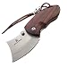 Kimter Handmade Mini Pocket Knife 4.13 Inch Stainless Steel Blade Rosewood Handle Tactical Knife with Liner Lock EDC for Camping Hunting Gifts/Collections
