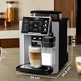 KRUPS - Sensation Lait - Machine Espresso Automatique Compacte - 15 bars - 10