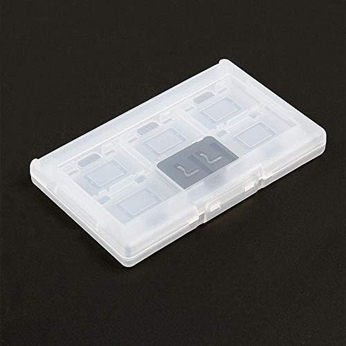 Switch Game Card Case Holder for Nintendo Switch Game Case 12-in-1, Protective Switch Cartridge Case, Portable Switch Card Holder Catridge Storage Box (White)