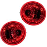 Rear Tail Lights Set Driver & Passenger Side Upper Compatible with 2006-2011 Chevrolet HHR GM2800195 GM2801195