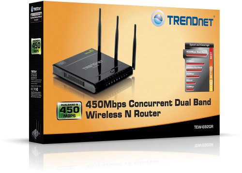 Trendnet Wireless N900 Mbps Dual-Band Gigabit Router, Tew-692Gr #TOP6