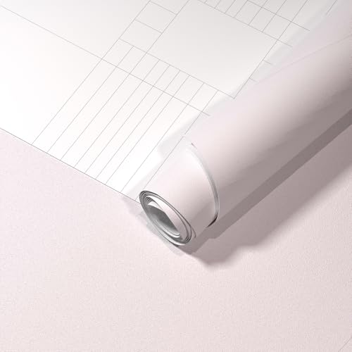 Image of Yancorp 16 inchx394 inch Matte Pink Contact Papaer Peel and Stick Wallpaper Vinyl Wrap Countertop Wallpapers Waterproof for Cabinets Drawers Bedroom Kitchen Self-Adhesive Wallpaper