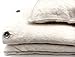 Produktbild JOWOLLINA Bettwäsche-Set aus 100% Leinen Stonewashed 220 g/m2 (Off White, 135x200 cm, 40x80 cm)
