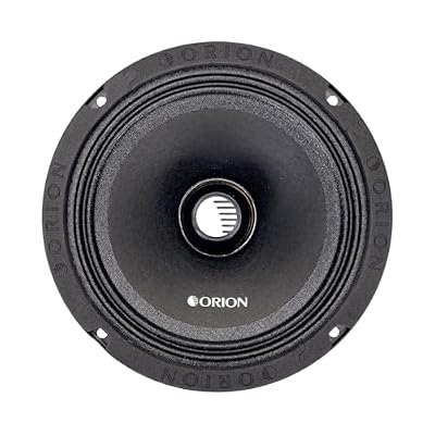ORION Cobalt CM652 High Efficiency 6.5 Mid-Range Bullet Loudspeakers, 1000W Max Power, 250W RMS, 2 Ohm, 1.5 Voice Coil - Pro Car Audio Stereo, Midrange Speakers (Pair)