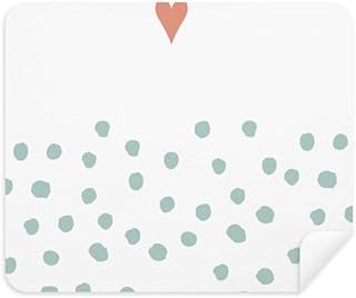 Love s Art Pattern Cleaning Cloth Screen Cleaner 2pcs Suede Fabric