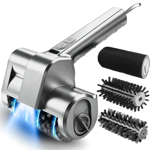 Electric BBQ Grill Brush Cleaner, 2 Speeds & 3 Heads & Splash Guard