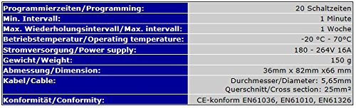 Timer programmateur interrupteur horaire mécanique pour prise domestique