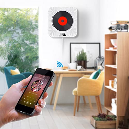 Salutuya Fm Music Cd Player, Wall Mounted Cd Music Player 100-240V Portable Bluetooth For Home(#1) #TOP1