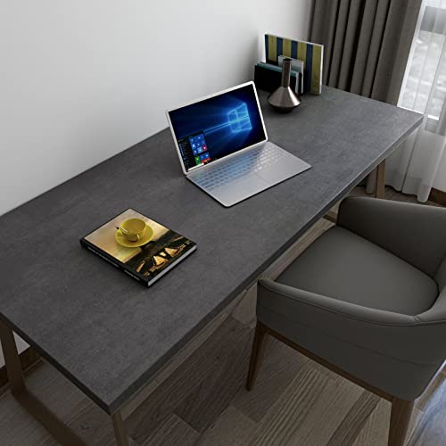 Yenhome Concrete Wallpaper Grey Wallpaper Peel And Stick Contact Paper For Countertops Waterproof Contact Paper For Walls 17.7"X118" Self Adheisve Decorative Contact Paper For Cabinet Vinyl Wrap #TOP2
