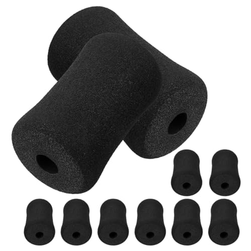Totority Almohadillas de Espuma de Repuesto para Máquina de Ejercicios, 10 Piezas, Fundas para Rodillo de Espuma, Compatibles Banco de Levantamiento, Accesorio para Entrenamiento