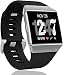 Wepro Bands Compatible with Fitbit Ionic SmartWatch, Watch Replacement Sport Strap for Women Men Kids, Buckle, Large, Black