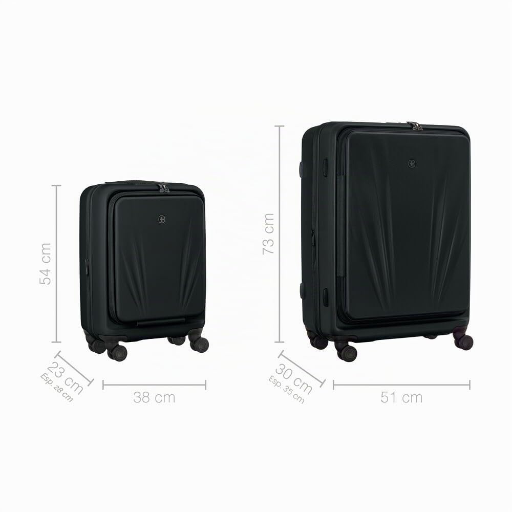 WENGER Skyon Valigia Rigida con 4 Ruote, Trolley, Serratura, Uomo Donna, Viaggi Vacanze