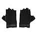Gants, 1 Paire De Gants De Demi-Doigt Anti-Glissement Antidérapants Respirants pour Les Sports d'escalade à Vélo D'extérieur (Noir)