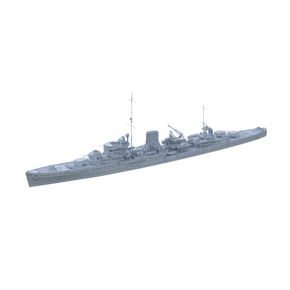 MRY-SFW SSC600602 1/600 zestaw do budowy modelu wojskowego Royal New Zealand Navy HMNZS Leander 1942 lekki krążownik