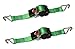 Produktbild Paar (2Stk) Automatik Spanngurt selbstaufwickelnd Zurrgurt mit Aufrollautomatik Automatik Ratschenspanngurt Ratsche Gurt Ratschengurte 1,85m 600kg Umreifung EN 12195-2, iapyx® (V)