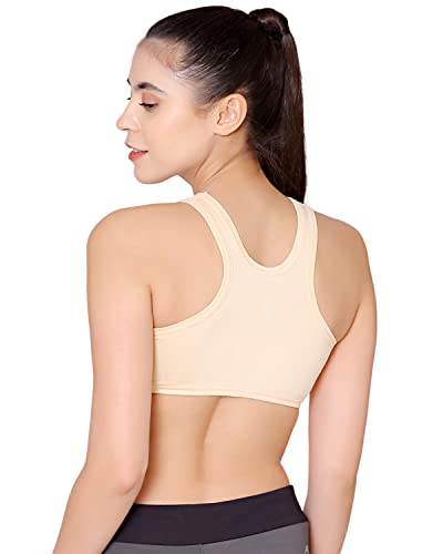 Image of BODYCARE Women's Cotton Padded Wire Free Sports Bra