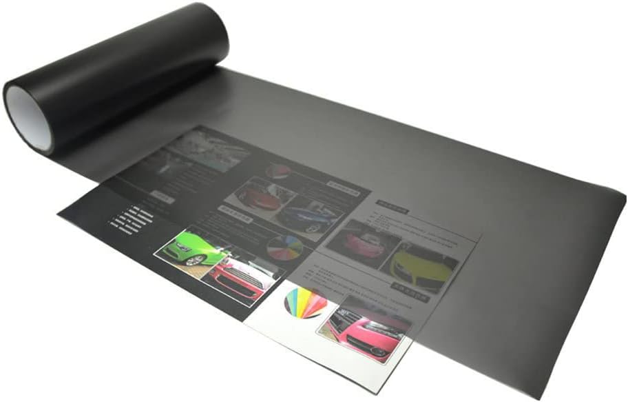 1797 Car Light Tint Film Frosted Taillight Tail Back Turn Signal Black Headlight Fog Light Tinted Vinyl Color Sticker Self Adhesive Shiny Chameleon Accessories Parts 48''x12'' 2pcs【】