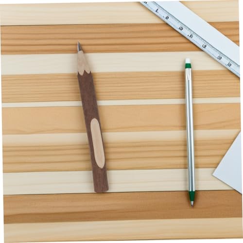 Lápices de madera con corteza natural 13cm 10 piezas miniatura 3