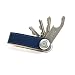 Orbitkey Key Tag Leather, Navy/White