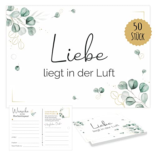 Printino® Ballonkarten Hochzeit – 50 gelochte Wunschkarten als Hochzeitsspiel, extra leicht 2,5 g Karten, Gäste Wünsche Postkarten, Ballonflugkarten für Luftballons (Eukalyptus BOHO) Printino® Ballonkarten Hochzeit – 50 gelochte Wunschkarten als Hochzeitsspiel, extra leicht 2,5 g Karten, Gäste Wünsche Postkarten, Ballonflugkarten für Luftballons (Eukalyptus BOHO)