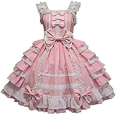 Girls Sweet Lolita Dress Princess Lace Court Skirts Cosplay Costumes - Image 5