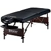 Master Massage 30" Del Ray Pro Portable Massage Table 30" Width x 84" Length with Adjustable Table Height, 750lbs. Working Capacity- Massage Bed, Tattoo Table, Lash Table