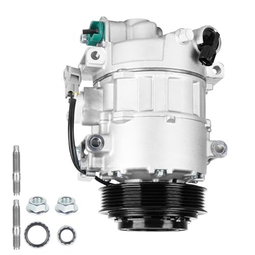 A/C Air Conditioner Compressor with Clutch Fit for Chrysler 300 3.6L 2014(Note: Not fit C Lujo Model or BASE Model) 2015-2023, for Dodge Charger 3.6L 2014-2023, for Challenger 3.6L 2015-2023