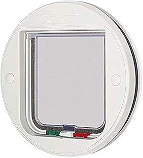 Cat Mate 4 Way Locking Glass Fitting Cat Flap (Medium)