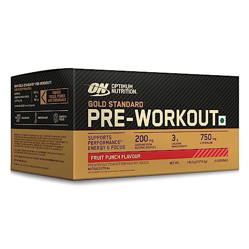 Optimum Nutrition (ON) Gold Standard Pre-Workout- 142.5g/15 singl...