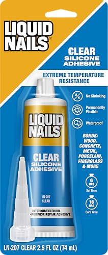 Liquid Nails Clear Small Projects Silicone...