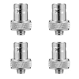 OFFIGAM Adaptador Coaxial Niquelado Bnc Hembra a SMA Hembra 4 Piezas para Intercomunicador y Antenas, Conector de Radiofrecuencia UHF VHF Compatible Dispositivos LAN Inalámbricos