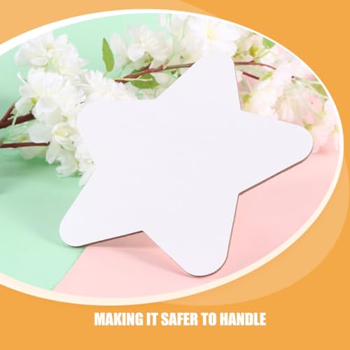 Tableros de algodón para pintura acrílica con bordes redondeados y silueta estelar 8
