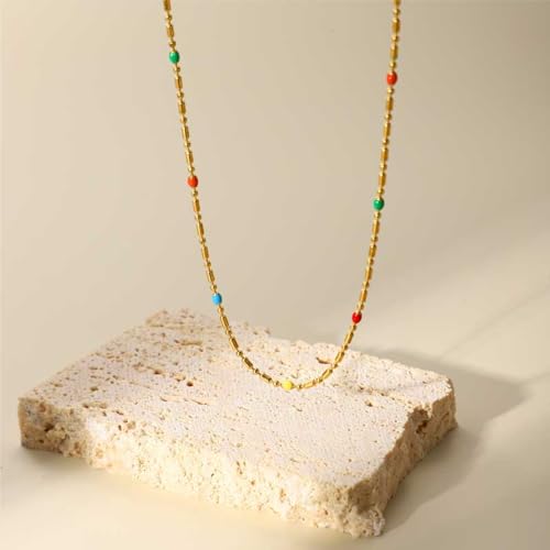 Bijoux à la mode TABOJS : offrez un collier en acier et perles pour un cadeau mémorable