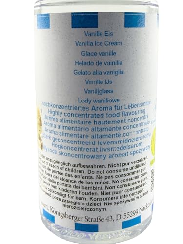 Glace vanille arôme concentré Sasami 100 ml e-liquide diy liquide vegan
