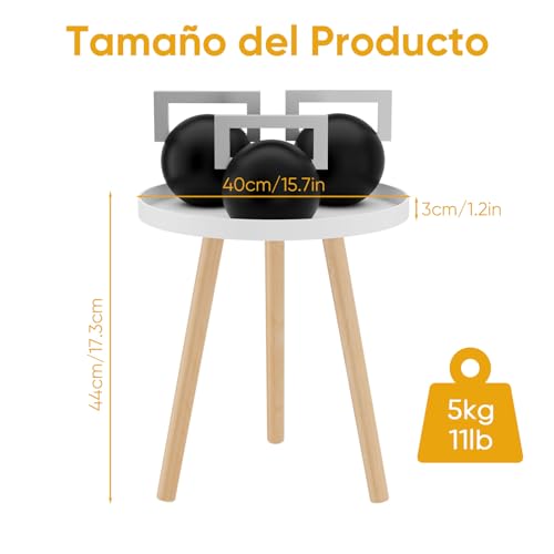 Mejores comprativas On-line Mesa lateral redonda de esta semana. 21 Imagen adicional