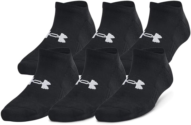 Under Armour Kids' Youth Training Cotton No Show Socks (6 Pairs)