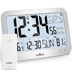 Atomic Clock, 10 " Digital Clock Large Display, Wall Clocks Battery Operated with Backlight Atomic Clock, 10 " Digital Clock Large Display, Wall Clocks Battery Operated with Backlight product