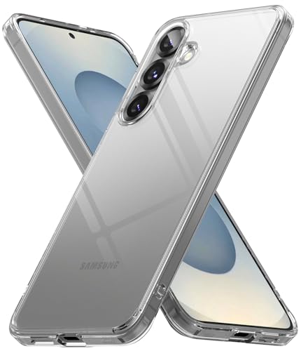 Image of Ringke Fusion Compatible with Samsung Galaxy S25 Plus Case Cover Transparent Hard Back Soft Flexible TPU Bumper Scratch Resistant Natural Form S25 Plus Back Cover - Clear