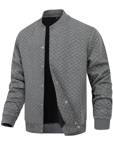 Mens Varsity Jacket Lightweight Jacket Causal Waffle Letterman Bomber Jackets