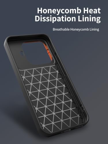 Coque Xiaomi 15T Pro 5G orange haute résistance finition robuste